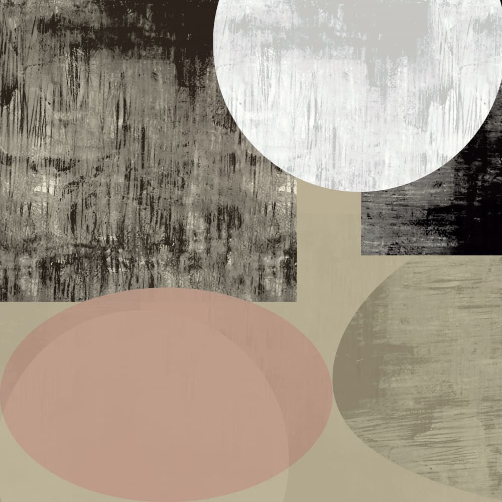 Textured Geometric Layers by cartissi — canvas wall art