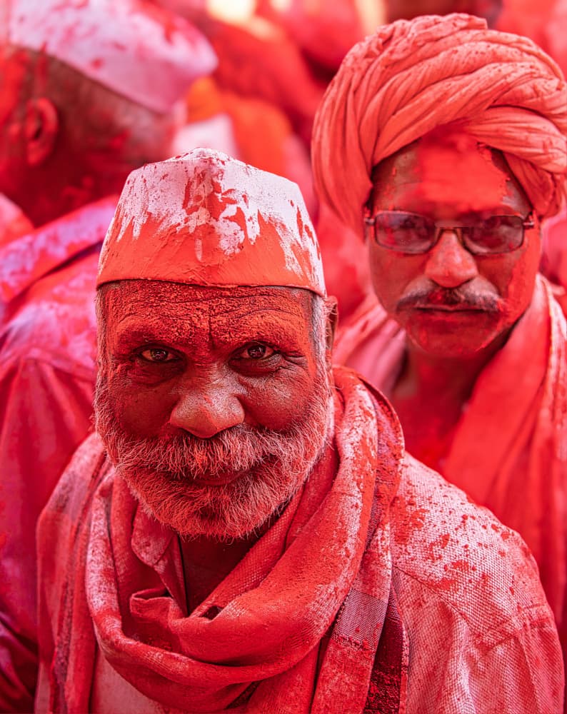 Vibrant Holi Faces by Rahul Wedpathak — canvas wall art