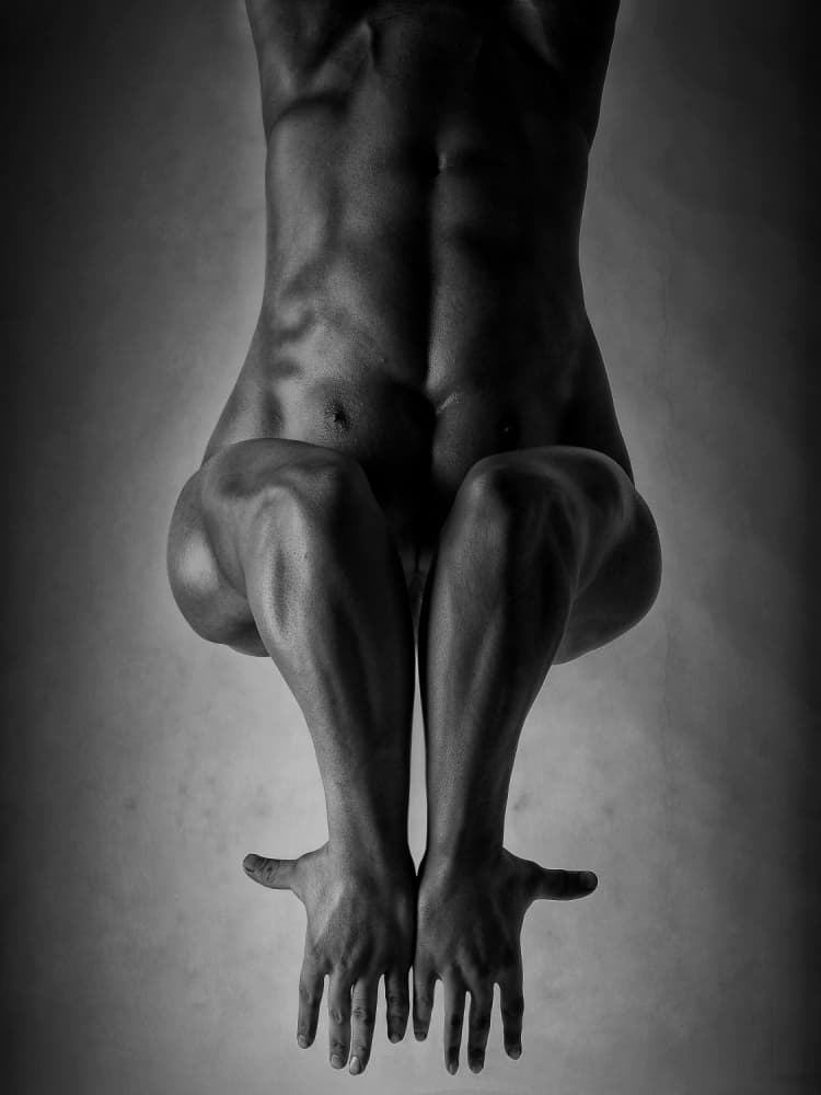 Sculpted Athletic Body by Hamze Dashtrazmi — canvas wall art
