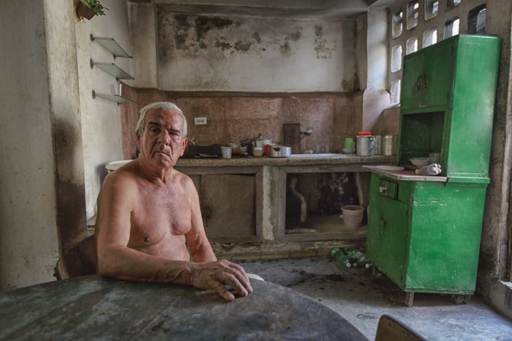 Old Man's Humble Kitchen by Tali Stein — canvas wall art