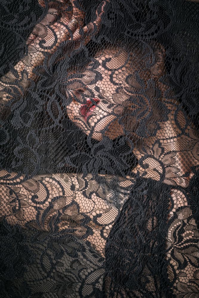 Black Lace Mystery by Daisuke Kiyota — canvas wall art