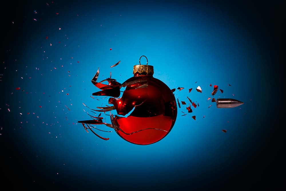 Bullet Through Ornament by Lex Augusteijn — canvas wall art