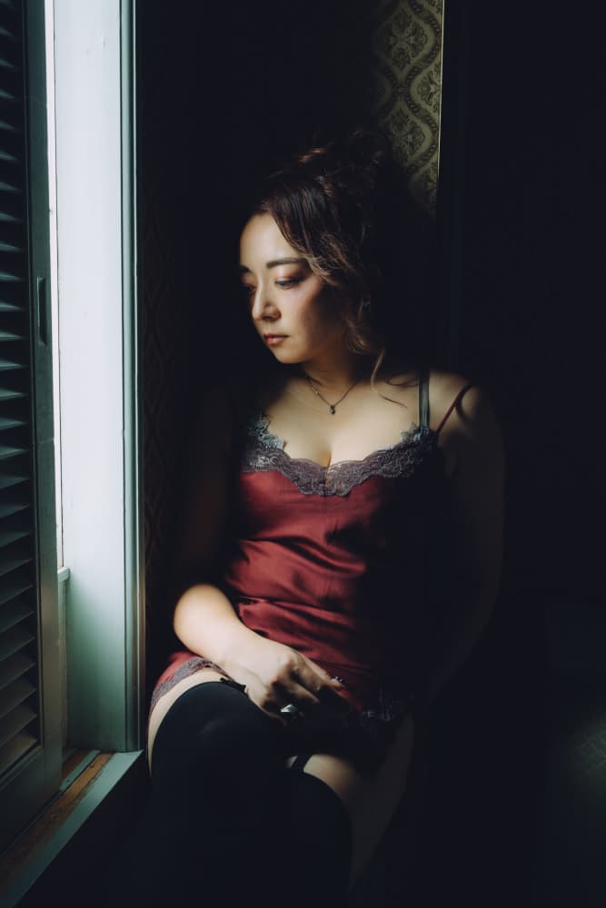 Woman In Soft Light by h112o1 — canvas wall art