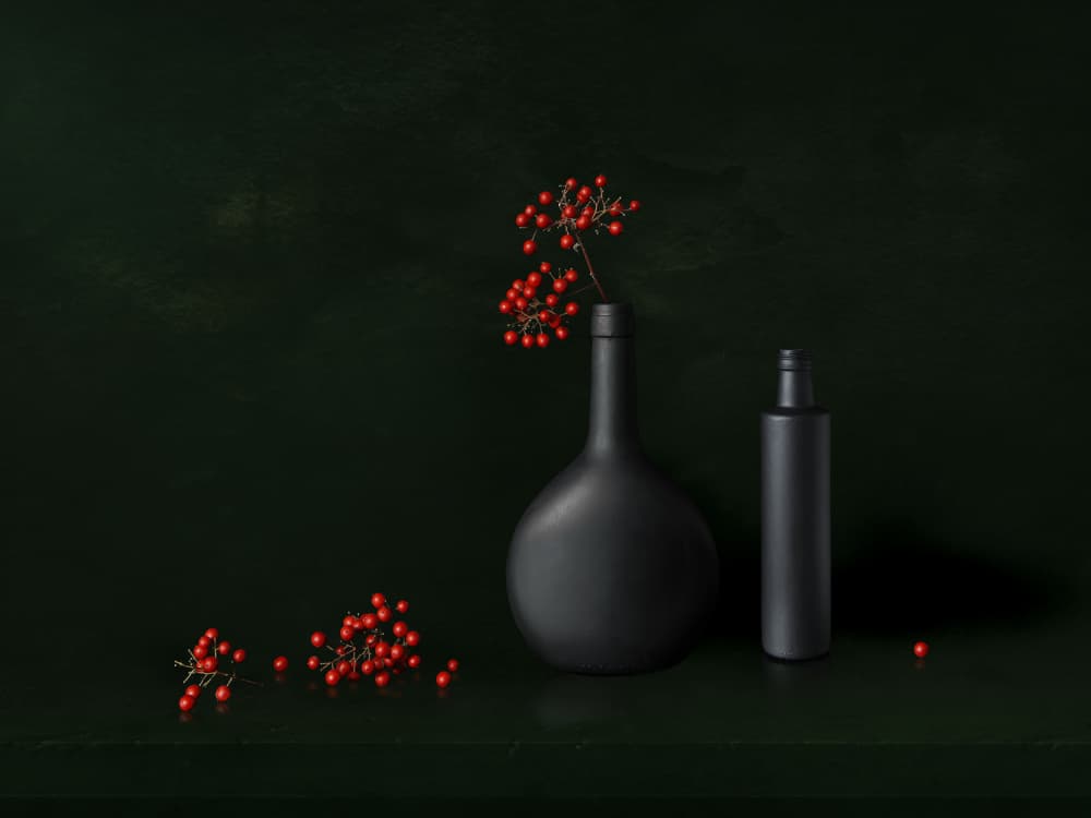 Modern Berry Still Life by Juan Antonio Palacios — canvas wall art
