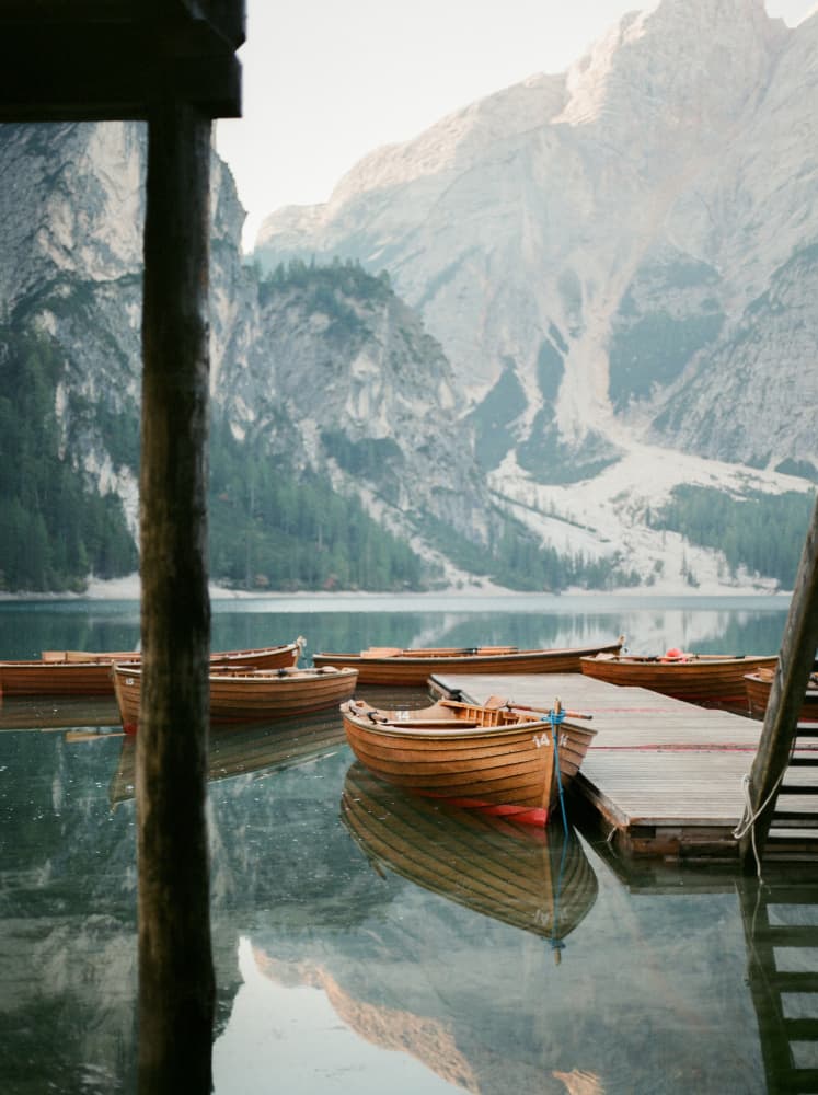 Lago Di Braies 2 by Raisa Zwart — canvas wall art