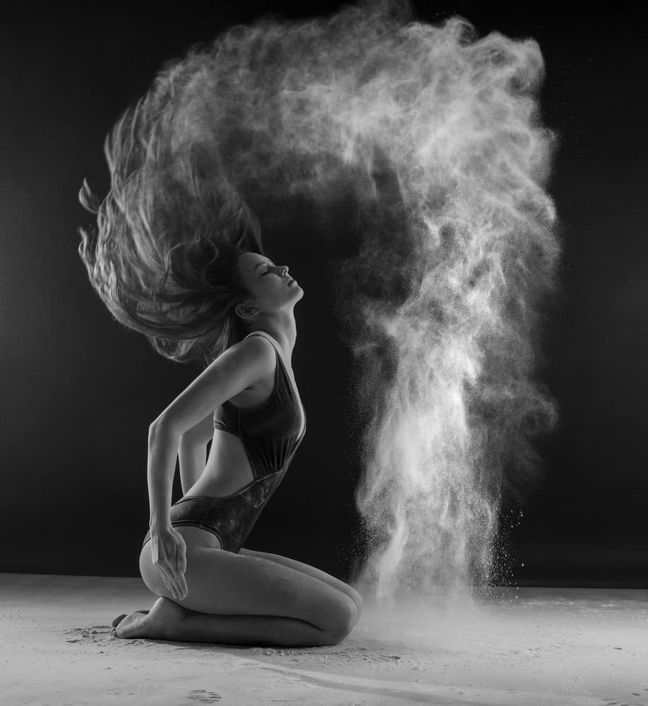 Dynamic Powder Grace by Gabor Kanovits , AFIAP — canvas wall art