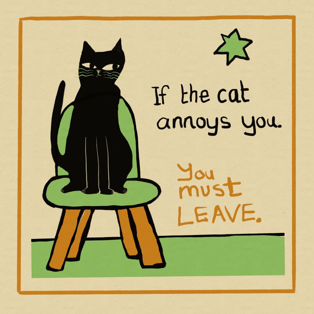 Sassy Cat Rules by Sharyn Bursic — canvas wall art