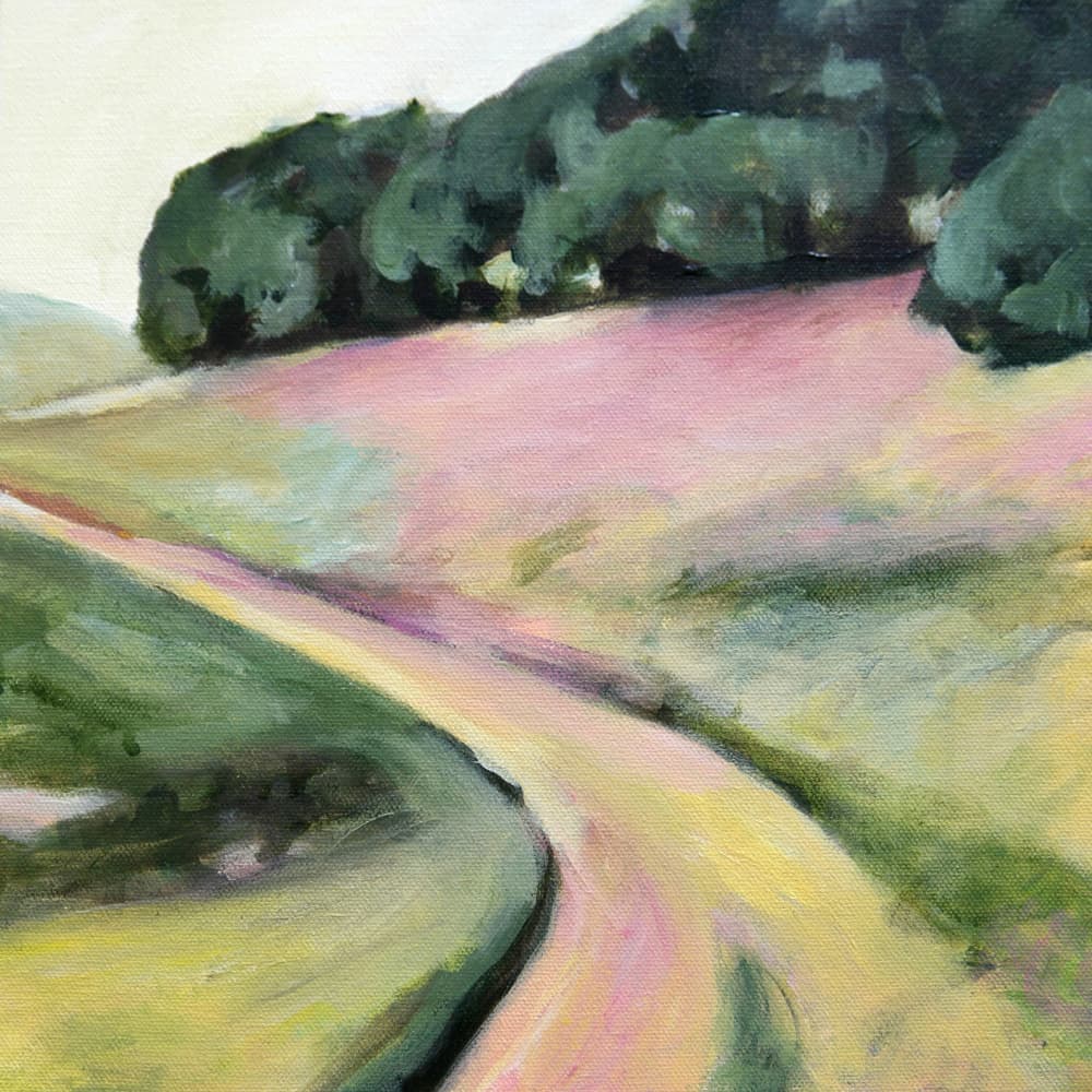 Winding Country Path by Claire Whitehead — canvas wall art