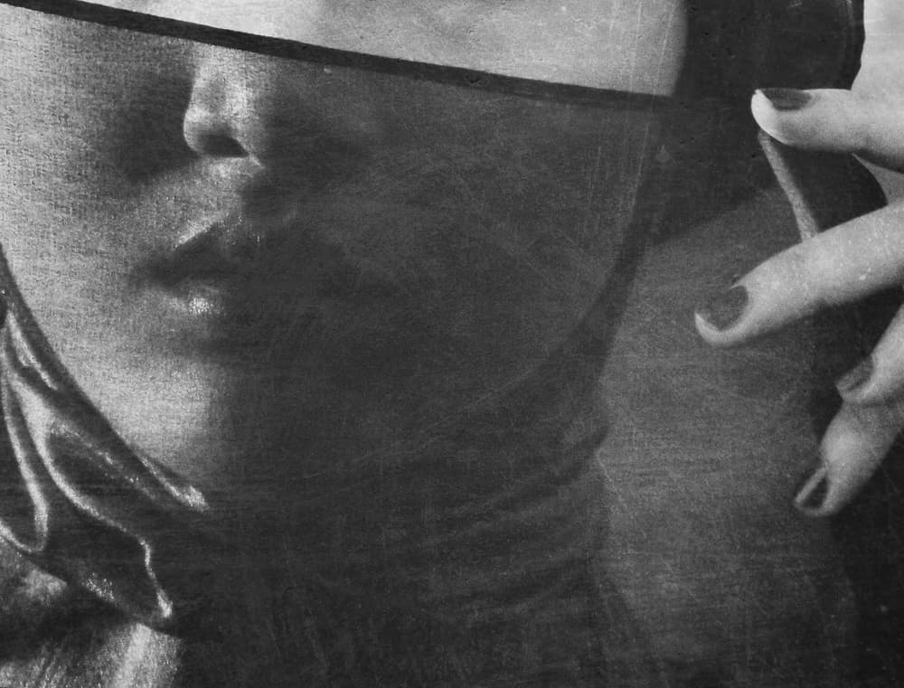 Mysterious Black Veil by Kahar Lagaa — canvas wall art