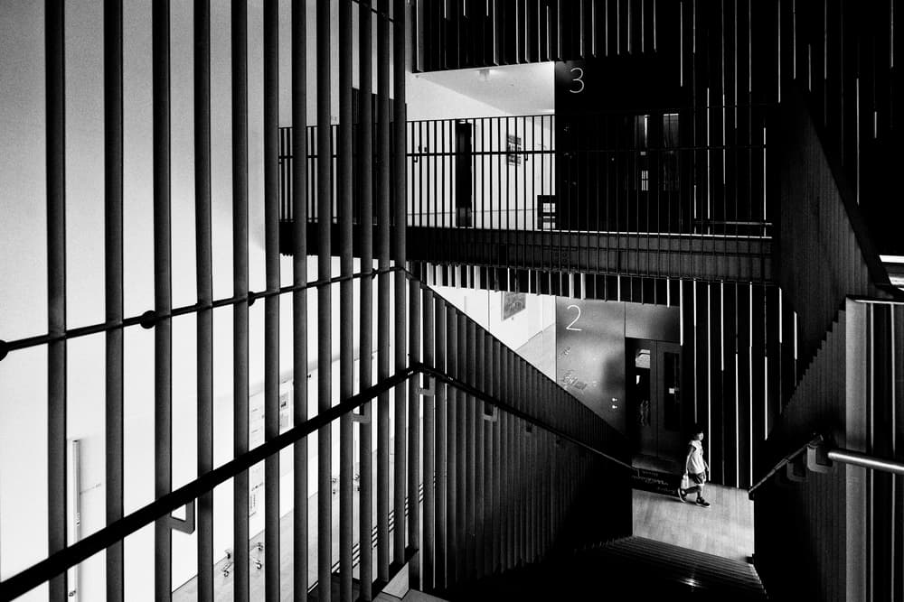Geometric Architectural Shadows by Koji Tajima — canvas wall art