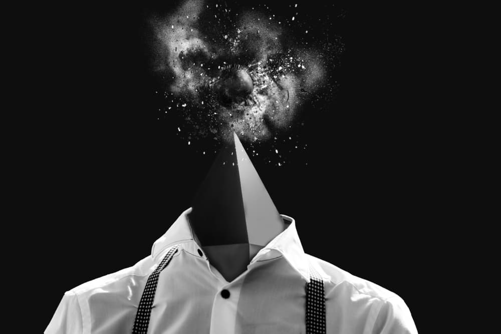 Geometric Mind Explosion by Michael — canvas wall art