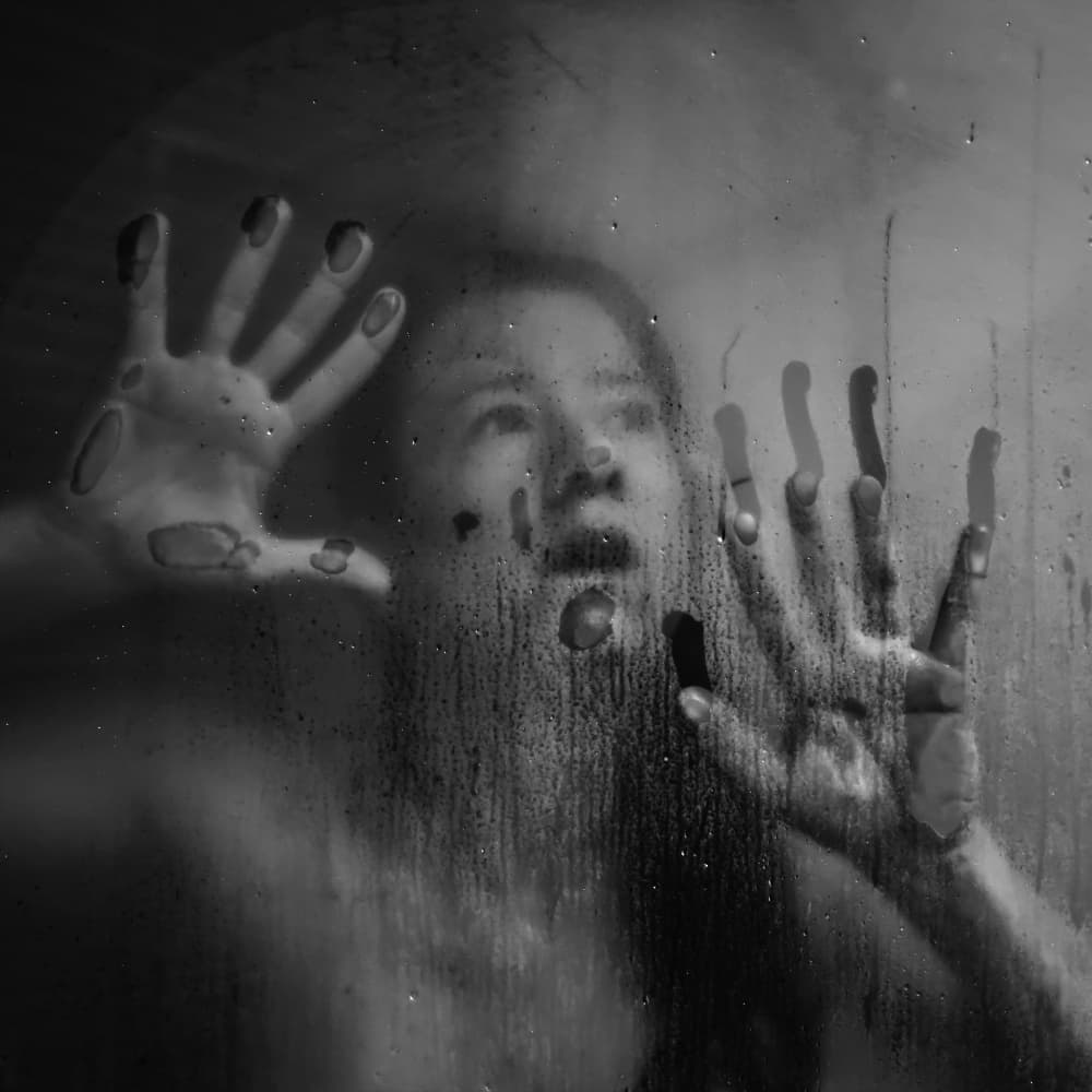 Trapped Behind Glass by michel genève — canvas wall art