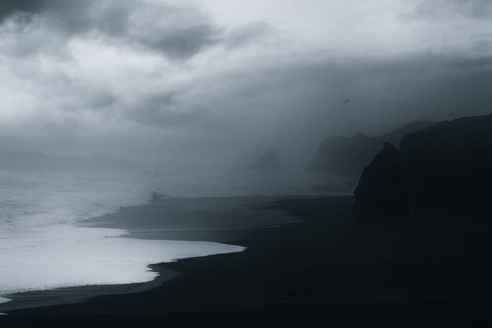 Dark Coastal Landscape by swapnil deshpande — canvas wall art