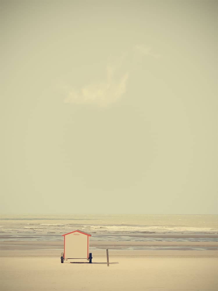Vintage Beach Hut by Massimo Della Latta — canvas wall art