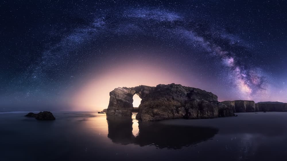 Milky Way Sea Arch by Carlos F. Turienzo — canvas wall art