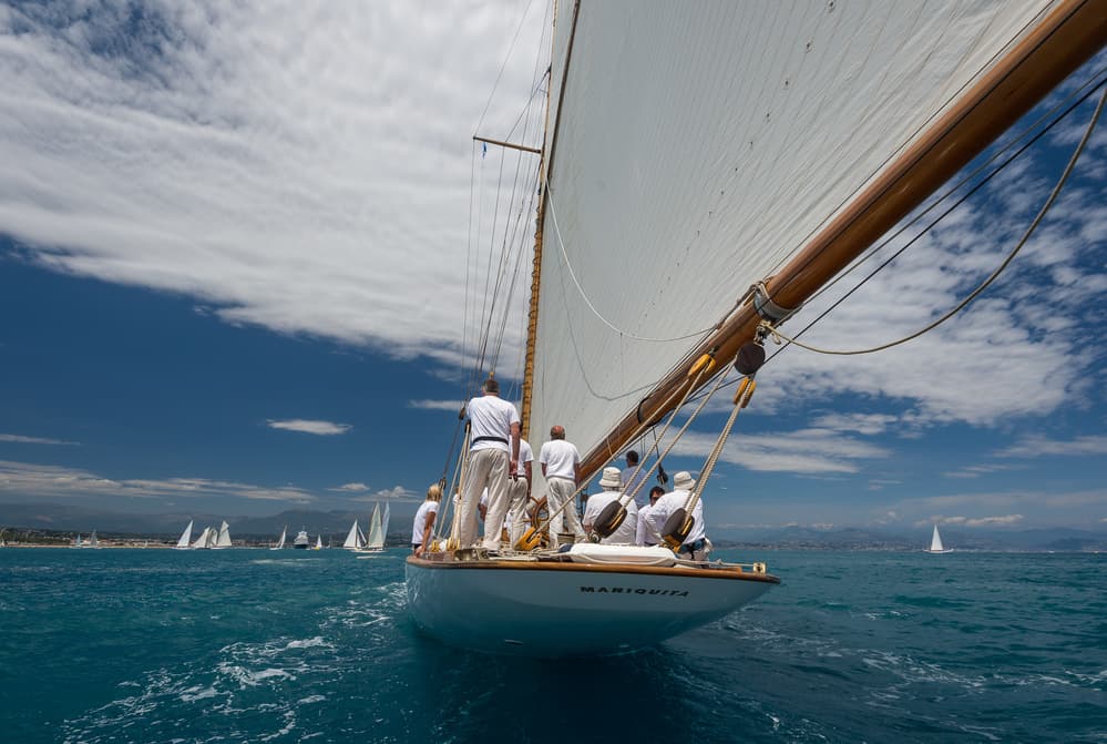 Classic Yacht Regatta by Marc Pelissier — canvas wall art