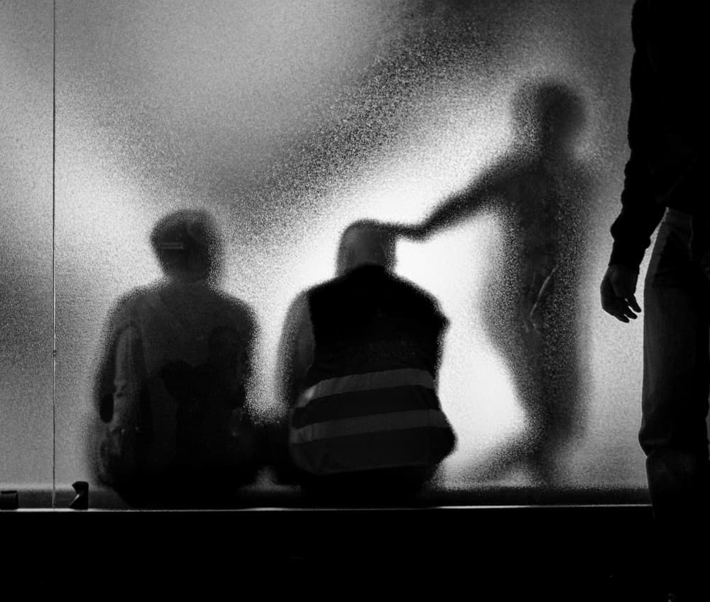Blurred Human Connection by Andreas Timar — canvas wall art