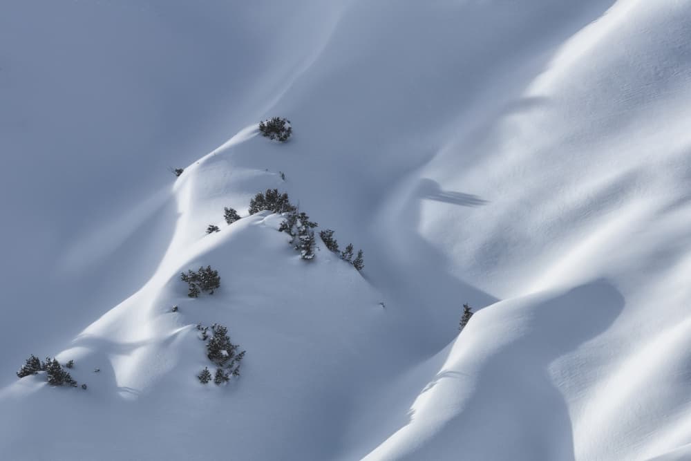 Winter Mountain Serenity by Uschi Hermann — canvas wall art