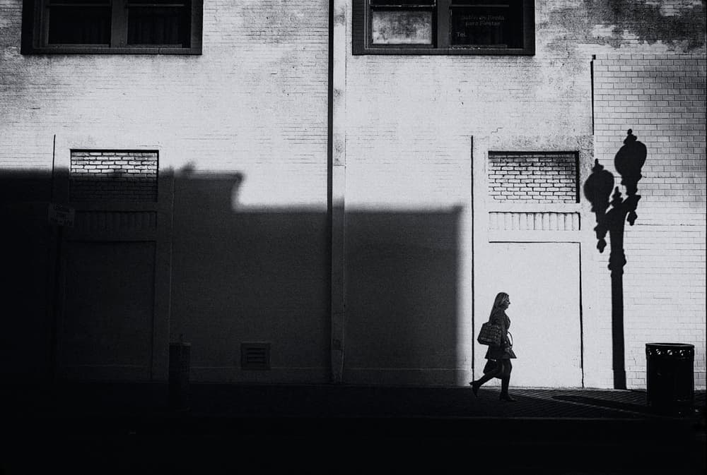 Woman in Shadow by Tina Kim — canvas wall art