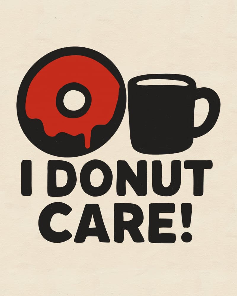 Sweet Donut Coffee Pun by Deepthi s — canvas wall art