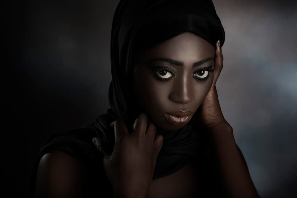 Intense Female Gaze by Peppe Tambè — canvas wall art