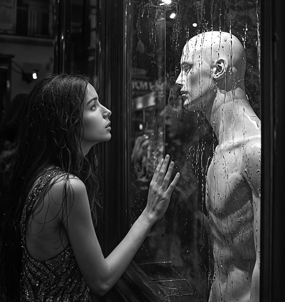 Woman Mannequin Connection by DDiArte — canvas wall art
