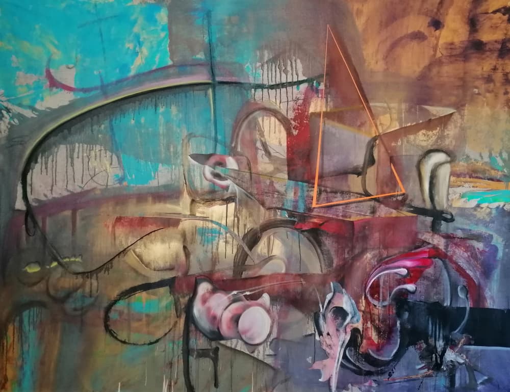 Dynamic Urban Abstract by Stefano Mazzolini — canvas wall art
