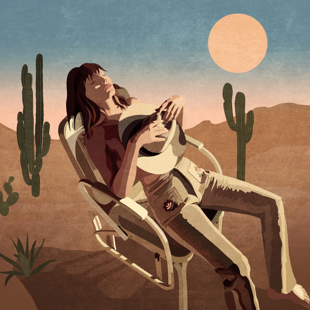 Desert Daydreams by Emel Tunaboylu — canvas wall art