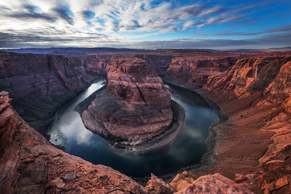 Horseshoe Bend Vista by Annie Poreider — canvas wall art