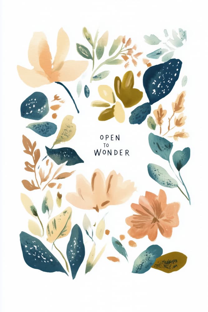 Floral Whimsy Bloom by Treechild — canvas wall art