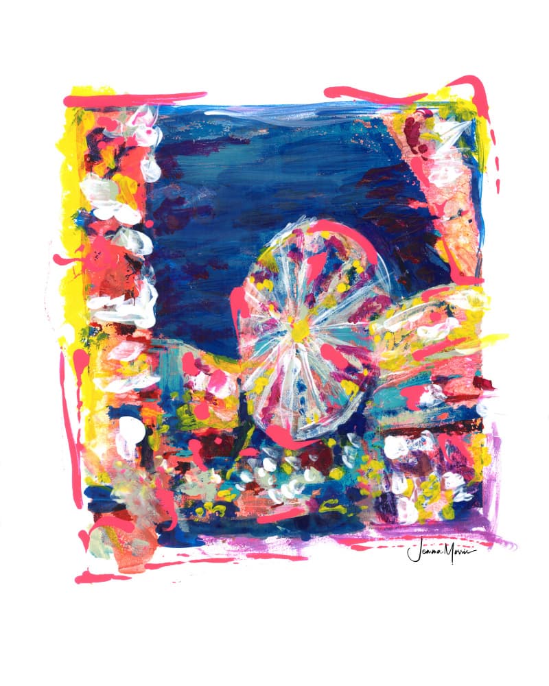 Vibrant Carnival Night by Jemma Morris — canvas wall art