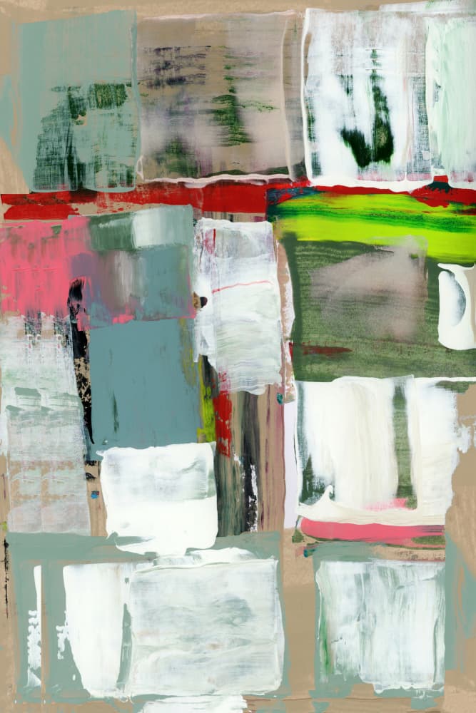 Vibrant Abstract Blocks by cartissi — canvas wall art