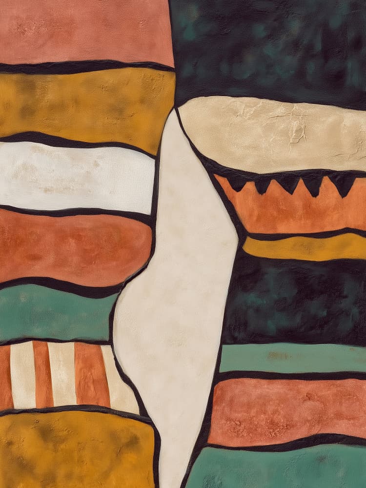 Abstract Terrain II by Nadjaa — canvas wall art