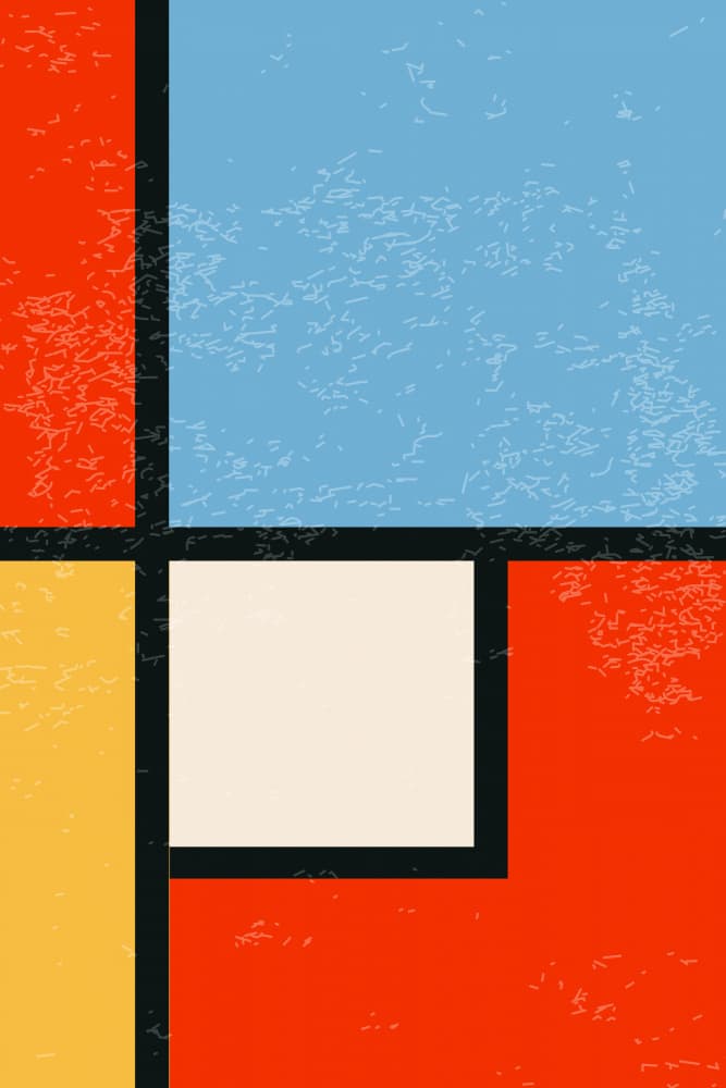 Primary Color Blocks by jay stanley — canvas wall art