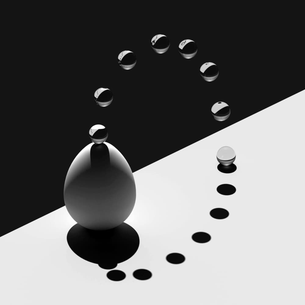 Abstract Spheres Curve by Antonyus Bunjamin (Abe) — canvas wall art