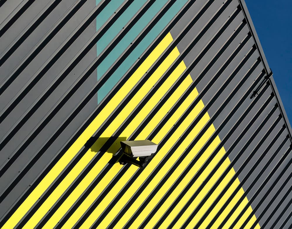 Bold Diagonal Stripes by Jef Van den Houte — canvas wall art