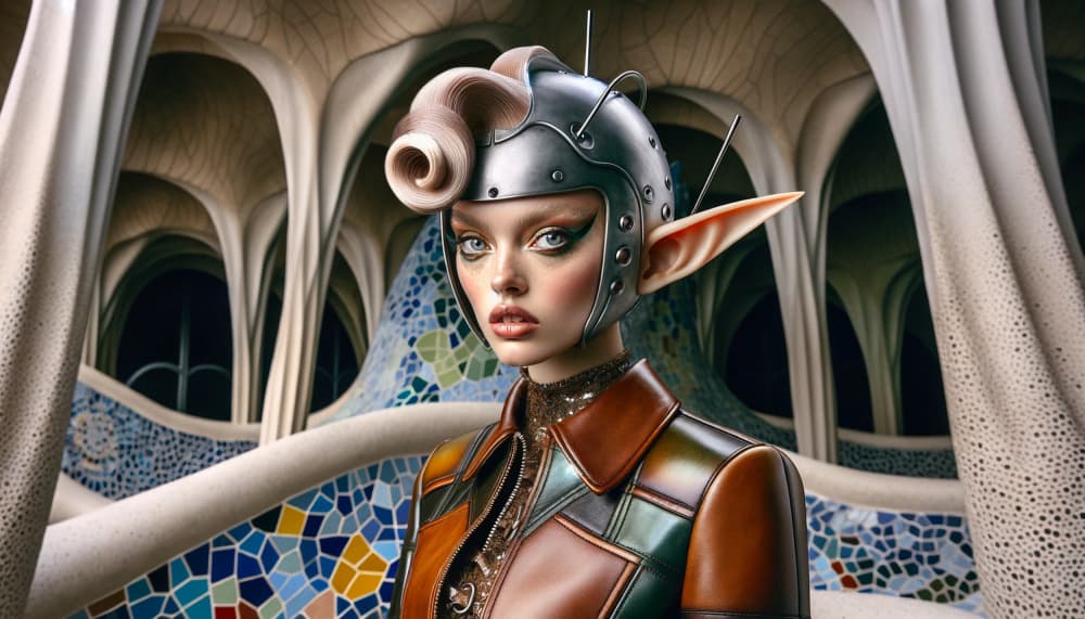 Elegant Fantasy Elf Portrait by David Galan — canvas wall art