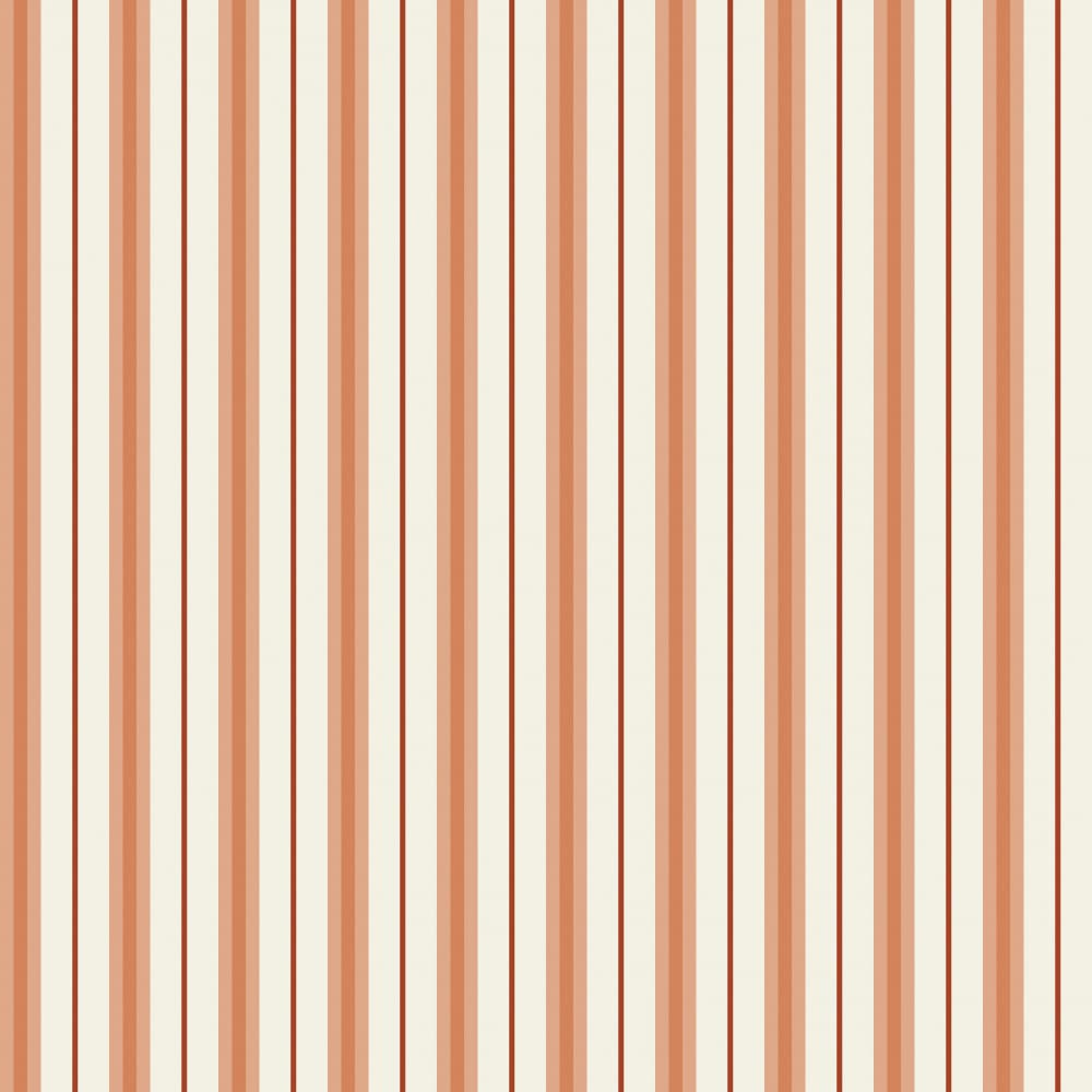 Warm Retro Vertical Stripes by Annick — canvas wall art