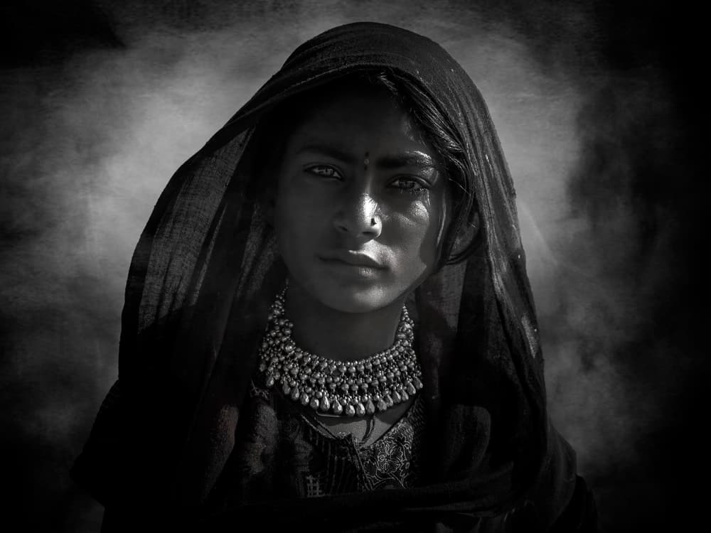 Shadowed Gaze by Svetlin Yosifov — canvas wall art