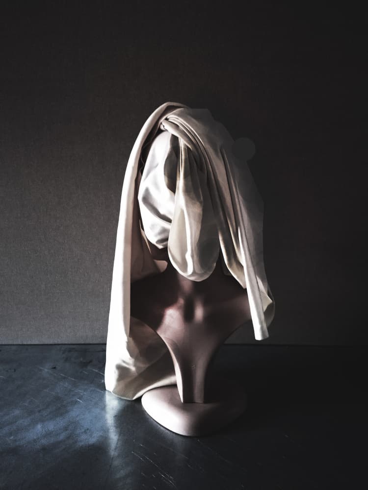 Elegant Fabric Drape by Stefano Mazzolini — canvas wall art