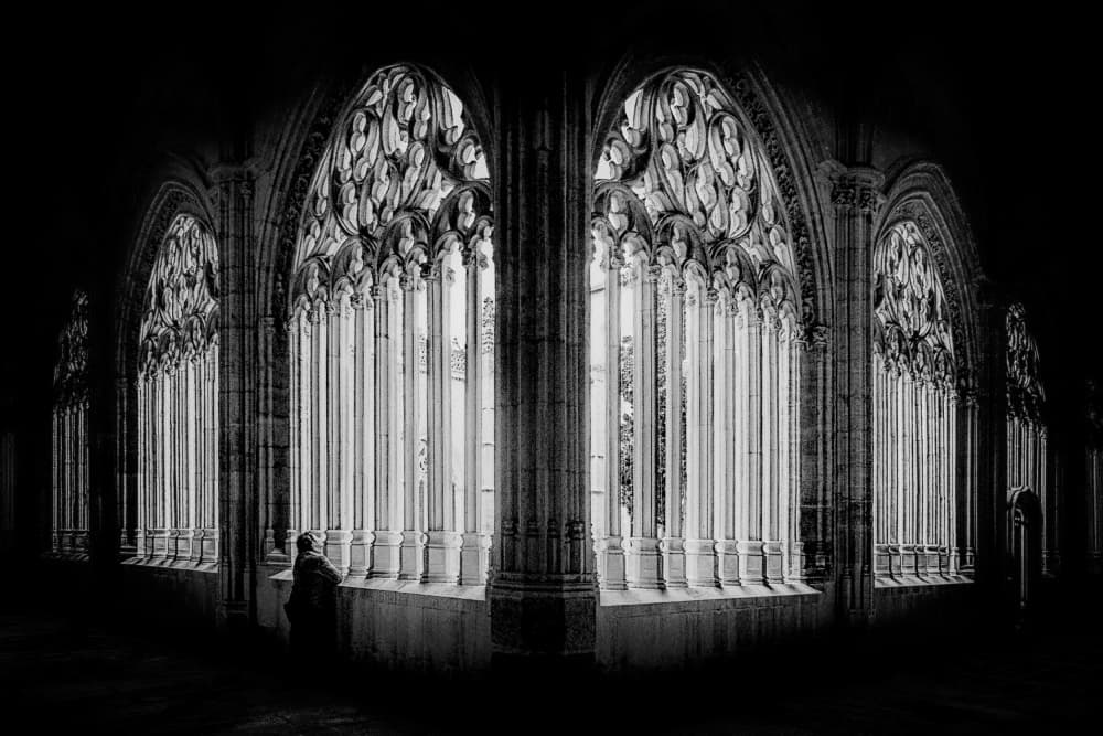 Cathedral Window Solitude by Raffaele Maglione — canvas wall art