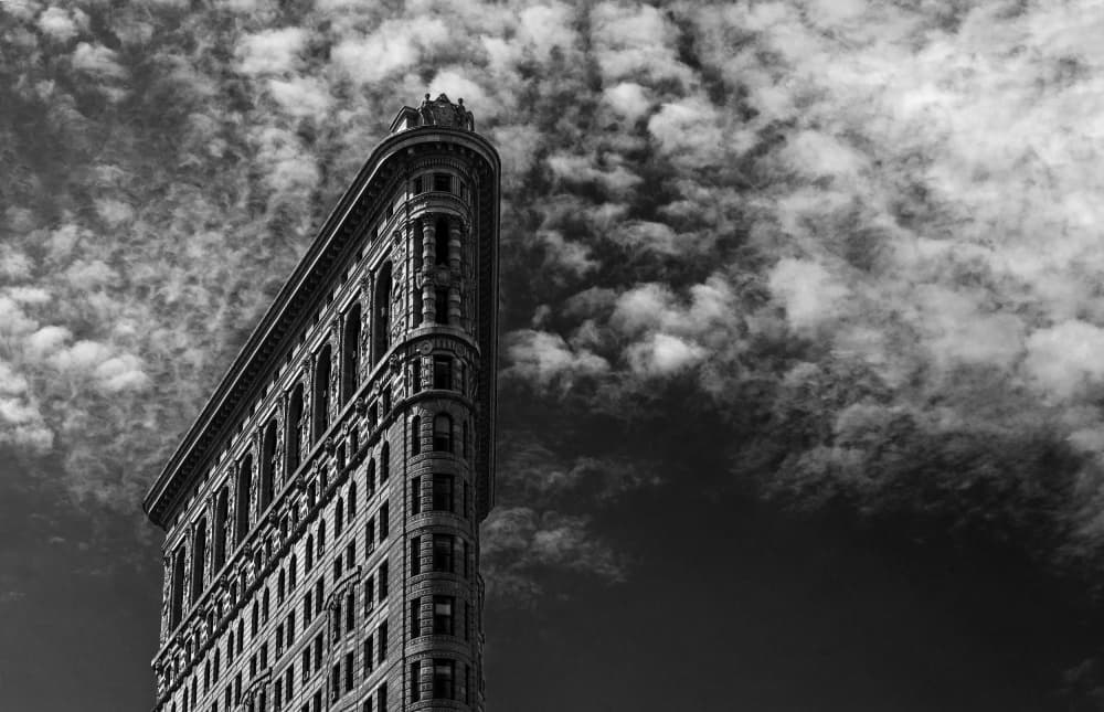 Iconic Flatiron Building by Francesco Santini — canvas wall art