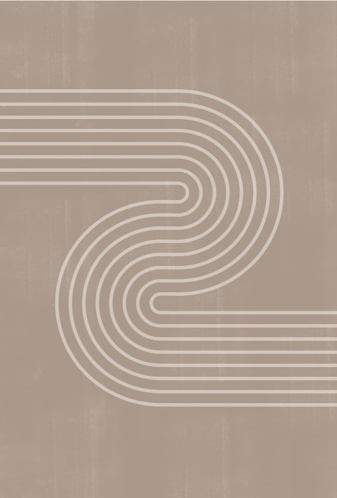 Curved Pathway by THE MIUUS STUDIO — canvas wall art