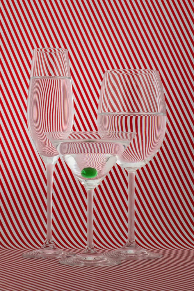 Striped Glass Illusion by FranzStaab — canvas wall art