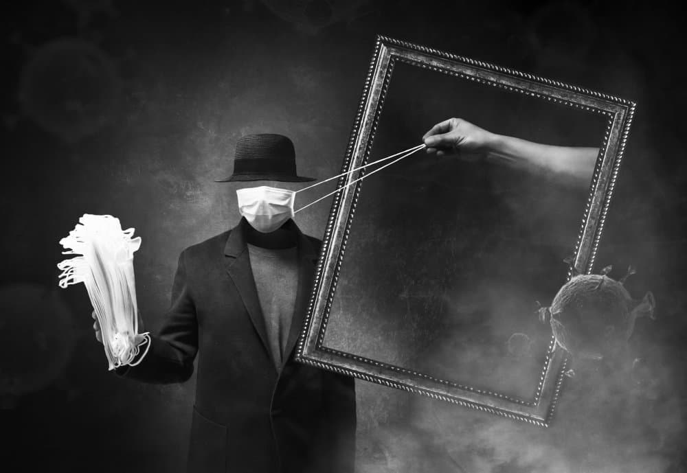 Pandemic's Strings by Biao Huang — canvas wall art