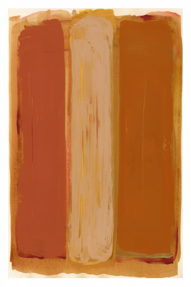Earthy Color Blocks by cartissi — canvas wall art