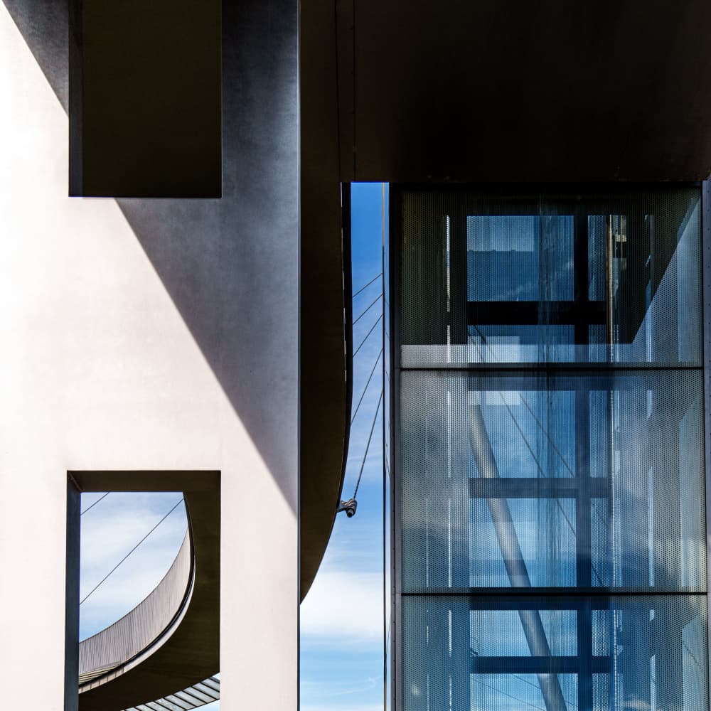 Sleek Urban Geometry by Stephan Rückert — canvas wall art