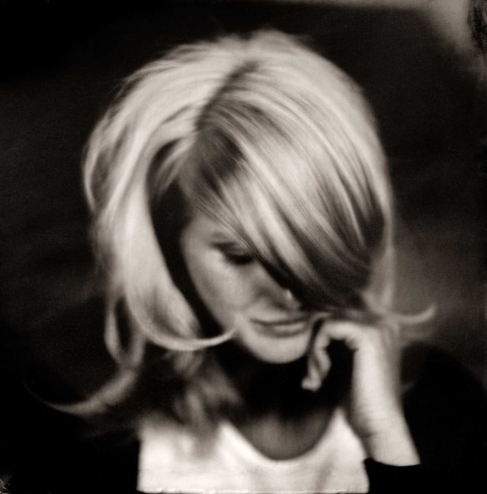 Pensive Blonde Portrait by Peter van Hal — canvas wall art