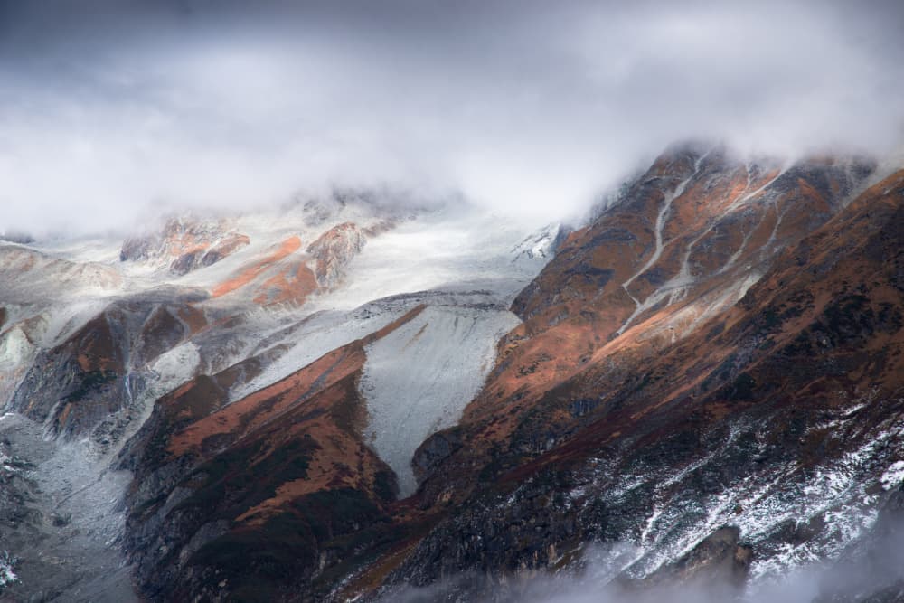 Misty Mountain Glacier by Yuanwei Zuo APA — canvas wall art