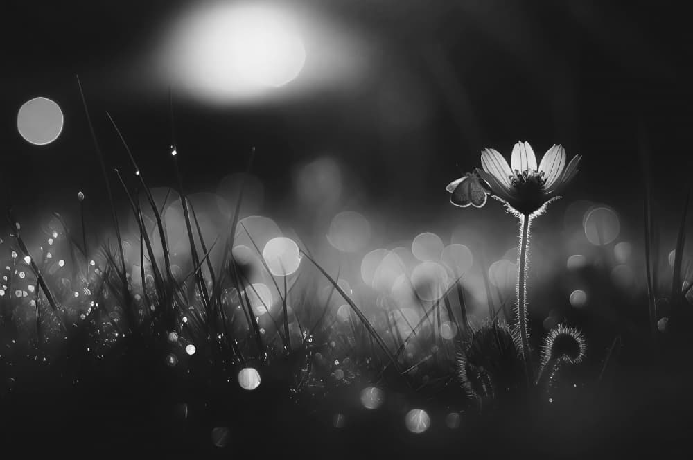 Backlit Butterfly Bloom by Edy Pamungkas — canvas wall art
